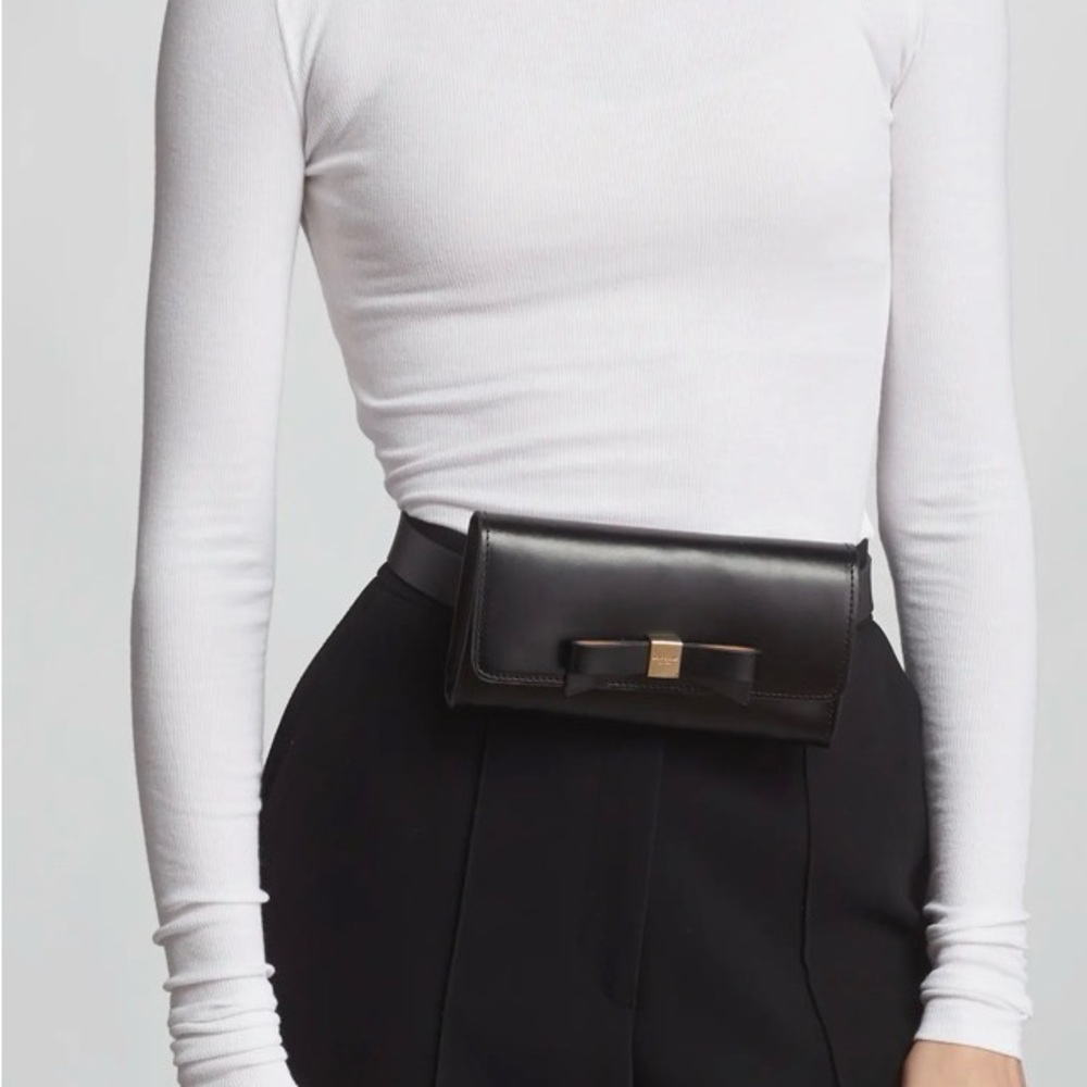 Kate Spade Black Wallet with Gold Accent